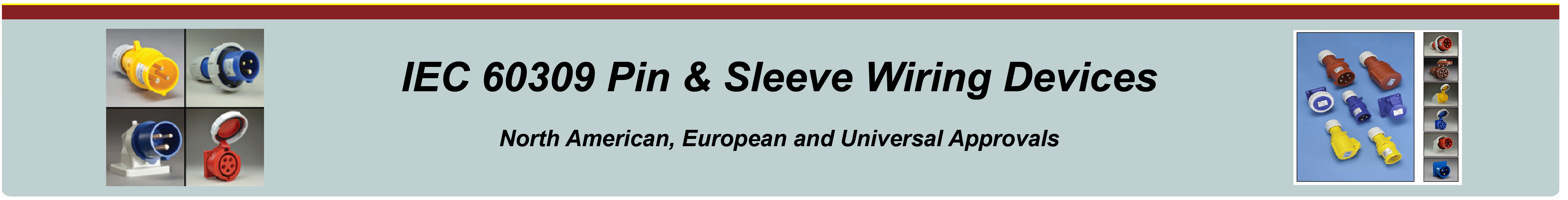 IEC 60309 Pin and Sleeve Electrical Devices