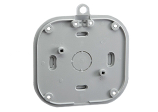 INSULATING FLAME-RETARDENT BASE PLATE FOR MOUNTING OUTLET #70118 TO METAL SURFACES. GRAY. 

<br><font color="yellow">Notes: </font> 
<br><font color="yellow">*</font> Base plate has cord grip feature that allows #70118 to be used as a four outlet "quad" extension cord/outlet strip.
<br><font color="yellow">*</font> Cord grip accepts 9.0 mm O.D. cordage.

