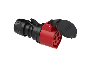 PCE 2149-7, CONNECTOR, 20A-480V, SPLASHPROOF IP44, 7h, 3P4W, COMPRESSION STRAIN RELIEF, RED.
<br>PIN & SLEEVE CONNECTOR. cULus approved. Conformity Standards, UL 1682, UL 1686, IEC 60309-1, IEC 60309-2, CSA C22.2 182.1


<br><font color="yellow">Notes: </font>
<br><font color="yellow">*</font> View "Dimensional Data Sheet" for extended product detail specifications and device measurement drawing.
<br><font color="yellow">*</font> View "Associated Products 1" for general overview of devices within this product category.
<br><font color="yellow">*</font> View "Associated Products 2" to download IEC 60309 Pin & Sleeve Brochure containing the complete cULus listed range of pin & sleeve devices.
<br><font color="yellow">*</font> Select mating IEC 60309 IP44 splashproof and IP67 watertight devices individually listed below under related products. Scroll down to view.