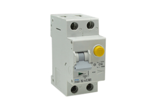 EUROPEAN / INTERNATIONAL GFCI RCBO 16 AMPERE-230 VOLT, COMBINED GFCI (RCD) & MCB (OVERLOAD) C-CURVE CIRCUIT BREAKER, 50HZ, 10mA TRIP, SINGLE POLE+NEUTRAL (1P+N) (2 MODULE SIZE). RESET BUTTON & TRIP INDICATOR, DIN RAIL MOUNT, GRAY.

<br><font color="yellow">Notes: </font> 
<br><font color="yellow">*</font> Terminal capacity = 1-25mm.
<br><font color="yellow">*</font> IP rating: Switch = IP20, Components = IP40
<br><font color="yellow">*</font> Tripping temp. = -25C to +40C.
<br><font color="yellow">*</font> Storage temp. = -35C to +60C.
<br><font color="yellow">*</font> 10kA rated breaking capacity. Conditionally surge current-proof 250A, type AC.