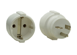 NEMA 6-20P / EUROPEAN CEE 7/3 "SCHUKO" (EU1-16R) 16 AMPERE-250 VOLT PLUG ADAPTER, 2 POLE-3 WIRE GROUNDING (2P+E). WHITE. 

<br><font color="yellow">Notes: </font> 
<br><font color="yellow">*</font> Connects European CEE 7/7 type F plugs, CEE 7/4 type E plugs, CEE 7/16 type C (Europlug) WITH <font color="yellow"> NEMA 6-20R (20A-250V)</font> OUTLETS. GRAY. 
<br><font color="yellow">*</font><font color="yellow">*</font> Scroll down to view related product groups including similar adapters or select from Adapter Links and Transformer Links.
<br><font color="yellow">*</font> Adapter Links:  
<font color="yellow">-</font> <a href="https://www.internationalconfig.com/plug_adapt.asp" style="text-decoration: none">Country Specific Adapters</a> <font color="yellow">-</font> <a href="https://www.internationalconfig.com/universal_plug_adapters_multi_configuration_electrical_adapters.asp" style="text-decoration: none">Universal Adapters</a> <font color="yellow">-</font> <a href="https://www.internationalconfig.com/icc5.asp?productgroup=%27Plug%20Adapters%2C%20International%27" style="text-decoration: none">Entire List of Adapters</a> <font color="yellow">-</font> <a href="https://www.internationalconfig.com/Electrical_Adapters_C13_C14_C19_C20_C15_C7_C5_C21_60309_and_Electrical_Adapter_Power_Cords.asp" style="text-decoration: none">IEC 60320 Adapters</a> <font color="yellow">-</font><BR> <a href="https://www.internationalconfig.com/icc6.asp?item=IEC60320-Power-Cord-Splitters" style="text-decoration: none">IEC 60320 Splitter Adapters </a> <font color="yellow">-</font> <a href="https://www.internationalconfig.com/icc6.asp?item=IEC60320-Power-Cord-Splitters" style="text-decoration: none">NEMA Splitter Adapters </a> <font color="yellow">-</font> <a href="https://www.internationalconfig.com/icc6.asp?item=888-2126-ADPU" style="text-decoration: none">IEC 60309 Adapters</a> <font color="yellow">-</font> <a href="https://www.internationalconfig.com/cordhelp.asp" style="text-decoration: none">Worldwide and IEC Power Cord Selector</a>.
<br><font color="yellow">*</font> Transformer Links: <font color="yellow">-</font> <a href="https://www.internationalconfig.com/icc6.asp?item=Transformers" style="text-decoration: none">Step-Up, Step-Down Transformers & Voltage Converters </a>.

