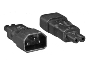 AUDIO-HIFI C-7 PLUG ADAPTER. 10A-250V C-7 TO C-8 PLUG ADAPTER CONNECTS C-15 / C-13 CONNECTORS WITH IEC 60320 C-8 POWER INLETS. BLACK.  

<br><font color="yellow">Notes: </font>  
<br><font color="yellow">*</font><font color="yellow">*</font> Scroll down to view related product groups including similar adapters or select from Adapter Links and Transformer Links.
<br><font color="yellow">*</font> Adapter Links:  
<font color="yellow">-</font> <a href="https://www.internationalconfig.com/plug_adapt.asp" style="text-decoration: none">Country Specific Adapters</a> <font color="yellow">-</font> <a href="https://www.internationalconfig.com/universal_plug_adapters_multi_configuration_electrical_adapters.asp" style="text-decoration: none">Universal Adapters</a> <font color="yellow">-</font> <a href="https://www.internationalconfig.com/icc5.asp?productgroup=%27Plug%20Adapters%2C%20International%27" style="text-decoration: none">Entire List of Adapters</a> <font color="yellow">-</font> <a href="https://www.internationalconfig.com/Electrical_Adapters_C13_C14_C19_C20_C15_C7_C5_C21_60309_and_Electrical_Adapter_Power_Cords.asp" style="text-decoration: none">IEC 60320 Adapters</a> <font color="yellow">-</font><BR> <a href="https://www.internationalconfig.com/icc6.asp?item=IEC60320-Power-Cord-Splitters" style="text-decoration: none">IEC 60320 Splitter Adapters </a> <font color="yellow">-</font> <a href="https://www.internationalconfig.com/icc6.asp?item=IEC60320-Power-Cord-Splitters" style="text-decoration: none">NEMA Splitter Adapters </a> <font color="yellow">-</font> <a href="https://www.internationalconfig.com/icc6.asp?item=888-2126-ADPU" style="text-decoration: none">IEC 60309 Adapters</a> <font color="yellow">-</font> <a href="https://www.internationalconfig.com/cordhelp.asp" style="text-decoration: none">Worldwide and IEC Power Cord Selector</a>.
<br><font color="yellow">*</font> Transformer Links: <font color="yellow">-</font> <a href="https://www.internationalconfig.com/icc6.asp?item=Transformers" style="text-decoration: none">Step-Up, Step-Down Transformers & Voltage Converters </a>.