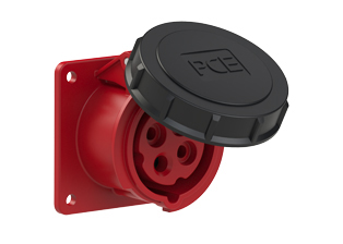 PCE 31492-7, STRAIGHT RECEPTACLE (60mmX60mm MOUNTING), 20A-480V, WATERTIGHT IP67, 7h, 3P4W, RED.
<br>PIN & SLEEVE PANEL MOUNT RECEPTACLE. cULus approved. Conformity Standards, UL 1682, UL 1686, IEC 60309-1, IEC 60309-2, CSA C22.2 182.1

<br><font color="yellow">Notes: </font>
<br><font color="yellow">*</font> View "Dimensional Data Sheet" for extended product detail specifications and device measurement drawing.
<br><font color="yellow">*</font> View "Associated Products 1" for general overview of devices within this product category.
<br><font color="yellow">*</font> View "Associated Products 2" to download IEC 60309 Pin & Sleeve Brochure containing the complete cULus listed range of pin & sleeve devices.
<br><font color="yellow">*</font> Select mating IEC 60309 IP44 splashproof and IP67 watertight devices individually listed below under related products. Scroll down to view.