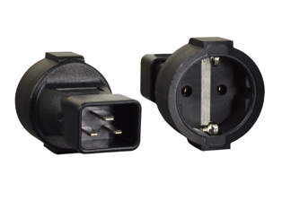 ADAPTER, 16 AMPERE-250 VOLT, IEC 60320 C-20 PLUG, EUROPEAN CEE 7/3 TYPE F (EU1-16R) "SCHUKO" SOCKET, 2 POLE-3 WIRE GROUNDING (2P+E), BLACK.

<br><font color="yellow">Notes: </font> 
<br><font color="yellow">*</font> Connects IEC 60320 C-19 outlets, sockets, connectors, power cords with European "Schuko" CEE 7/7, CEE 7/4, CEE 7/16 plugs & Type C Europlugs.
<br><font color="yellow">*</font><font color="yellow">*</font> Scroll down to view related product groups including similar adapters or select from Adapter Links and Transformer Links.
<br><font color="yellow">*</font> Adapter Links:  
<font color="yellow">-</font> <a href="https://www.internationalconfig.com/plug_adapt.asp" style="text-decoration: none">Country Specific Adapters</a> <font color="yellow">-</font> <a href="https://www.internationalconfig.com/universal_plug_adapters_multi_configuration_electrical_adapters.asp" style="text-decoration: none">Universal Adapters</a> <font color="yellow">-</font> <a href="https://www.internationalconfig.com/icc5.asp?productgroup=%27Plug%20Adapters%2C%20International%27" style="text-decoration: none">Entire List of Adapters</a> <font color="yellow">-</font> <a href="https://www.internationalconfig.com/Electrical_Adapters_C13_C14_C19_C20_C15_C7_C5_C21_60309_and_Electrical_Adapter_Power_Cords.asp" style="text-decoration: none">IEC 60320 Adapters</a> <font color="yellow">-</font><BR> <a href="https://www.internationalconfig.com/icc6.asp?item=IEC60320-Power-Cord-Splitters" style="text-decoration: none">IEC 60320 Splitter Adapters </a> <font color="yellow">-</font> <a href="https://www.internationalconfig.com/icc6.asp?item=IEC60320-Power-Cord-Splitters" style="text-decoration: none">NEMA Splitter Adapters </a> <font color="yellow">-</font> <a href="https://www.internationalconfig.com/icc6.asp?item=888-2126-ADPU" style="text-decoration: none">IEC 60309 Adapters</a> <font color="yellow">-</font> <a href="https://www.internationalconfig.com/cordhelp.asp" style="text-decoration: none">Worldwide and IEC Power Cord Selector</a>.
<br><font color="yellow">*</font> Transformer Links: <font color="yellow">-</font> <a href="https://www.internationalconfig.com/icc6.asp?item=Transformers" style="text-decoration: none">Step-Up, Step-Down Transformers & Voltage Converters </a>.