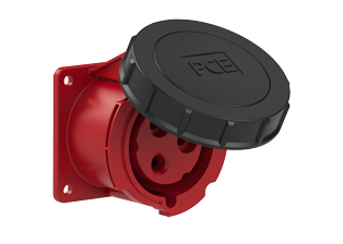 PCE 32392-7, STRAIGHT RECEPTACLE (60mmX60mm MOUNTING), 30A-480V, WATERTIGHT IP67, 7h, 2P3W, RED.
<br>PIN & SLEEVE PANEL MOUNT RECEPTACLE. cULus approved. Conformity Standards, UL 1682, UL 1686, IEC 60309-1, IEC 60309-2, CSA C22.2 182.1

<br><font color="yellow">Notes: </font>
<br><font color="yellow">*</font> View "Dimensional Data Sheet" for extended product detail specifications and device measurement drawing.
<br><font color="yellow">*</font> View "Associated Products 1" for general overview of devices within this product category.
<br><font color="yellow">*</font> View "Associated Products 2" to download IEC 60309 Pin & Sleeve Brochure containing the complete cULus listed range of pin & sleeve devices.
<br><font color="yellow">*</font> Select mating IEC 60309 IP44 splashproof and IP67 watertight devices individually listed below under related products. Scroll down to view.