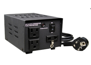 EUROPEAN INTERNATIONAL COMBINATION VOLTAGE STEP-DOWN OR STEP-UP TRANSFORMER, 500 WATTS (VA), 50/60 HZ, FUSED, NEMA 5-15R OUTLET. ON-OFF SWITCH, 5.0 FOOT LONG POWER SUPPLY CORD WITH "SCHUKO" EU1-16P PLUG. CE MARK.

<br><font color="yellow">Notes: </font> 
<br><font color="yellow">*</font> Adapters available that convert transformer power cord plug to all International and European outlets. View links below.
<br><font color="yellow">*</font> Auto transformers change voltage levels and not frequency from 50 Hz to 60 Hz cycle (Hertz) or vice versa. Appliances using synchronous motors should have motor designed for specific frequency if motor speed is critical for proper operation of appliance or equipment. <font color="yellow">*</font> Not for use with medical equipment or refrigerators.

<br><font color="yellow">*</font><font color="yellow">*</font><font color="yellow">*</font> Scroll down to view transformer & voltage converter models. View links below for Worldwide International plug adapters. 
 
<br><font color="yellow">*</font> Select power connection adapters from adapter links. Adapters available for all countries. 

<br><font color="yellow">*</font> Adapter Links:  
 
<font color="yellow">*</font> <a href="https://www.internationalconfig.com/plug_adapt.asp" style="text-decoration: none">Country Specific Adapters</a>, <font color="yellow">*</font> <a href="https://www.internationalconfig.com/universal_plug_adapters_multi_configuration_electrical_adapters.asp" style="text-decoration: none">Universal Adapters</a>, <font color="yellow">*</font> <a href="https://www.internationalconfig.com/icc5.asp?productgroup=%27Plug%20Adapters%2C%20International%27" style="text-decoration: none">Entire List of Adapters</a>, <font color="yellow">*</font> <a href="https://www.internationalconfig.com/Electrical_Adapters_C13_C14_C19_C20_C15_C7_C5_C21_60309_and_Electrical_Adapter_Power_Cords.asp" style="text-decoration: none">IEC 60320 Adapters</a>, <BR><font color="yellow">*</font> <a href="https://www.internationalconfig.com/icc6.asp?item=IEC60320-Power-Cord-Splitters" style="text-decoration: none">IEC 60320 Splitter Adapters </a>, <font color="yellow">*</font> <a href="https://www.internationalconfig.com/icc6.asp?item=IEC60320-Power-Cord-Splitters" style="text-decoration: none">NEMA Splitter Adapters </a>, <font color="yellow">*</font> <a href="https://www.internationalconfig.com/icc6.asp?item=888-2126-ADPU" style="text-decoration: none">IEC 60309 Adapters</a>, <font color="yellow">*</font> <a href="https://www.internationalconfig.com/cordhelp.asp" style="text-decoration: none">Worldwide and IEC Power Cord Selector</a>.