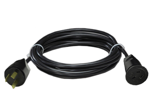 ARGENTINA EXTENSION CORD, 10 AMPERE-250 VOLT PLUG, IRAM 2073 TYPE I [AR1-10P], [AR1-10R] CONNECTOR, 1.5mm2 H05VV-F CORD [60C], 2 POLE-3 WIRE GROUNDING [2P+E], 7.6 METERS [25 FEET] [300"] LONG. BLACK.
<br><font color="yellow">Length: 7.6 METERS [25 FEET]</font>

<br><font color="yellow">Notes: </font> 
<br><font color="yellow">*</font> Argentina extension cords in various lengths, GFCI/RCD versions and extension cords for all other countries available, including IEC 60309, IEC 60320 versions.
<br><font color="yellow">*</font> Argentina plugs, outlets, connectors, GFCI outlets, socket strips, power cords, adapters are listed below in related products. Scroll down to view.

