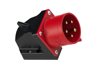 PCE 5259-7, WALL MOUNT INLET, 30A-277/480V, SURFACE MOUNT BOX, SPLASHPROOF IP44, 7h, 4P5W, RED.
<br>PIN & SLEEVE SURFACE, WALL MOUNT INLET. cULus approved. Conformity Standards, UL 1682, UL 1686, IEC 60309-1, IEC 60309-2, CSA C22.2 182.1

<br><font color="yellow">Notes: </font>
<br><font color="yellow">*</font> View "Dimensional Data Sheet" for extended product detail specifications and device measurement drawing.
<br><font color="yellow">*</font> View "Associated Products 1" for general overview of devices within this product category.
<br><font color="yellow">*</font> View "Associated Products 2" to download IEC 60309 Pin & Sleeve Brochure containing the complete cULus listed range of pin & sleeve devices.
<br><font color="yellow">*</font> Select mating IEC 60309 IP44 splashproof and IP67 watertight devices individually listed below under related products. Scroll down to view.