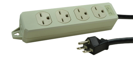 JAPAN 15 AMPERE-250 VOLT 4 OUTLET PDU POWER STRIP, JIS C 8303 TYPE B (JA2-15R) (NEMA 6-15R), 2 POLE-3 WIRE GROUNDING (2P+E), 2.5 METER (8FT-2IN) BLACK CORD. GRAY. PSE, JET APPROVED. 

<br><font color="yellow">Notes: </font> 
<br><font color="yellow">*</font> #56514 outlet accepts 15A-250V NEMA 6-15P, Japan 15A-250V JA2-15P plugs.
<br><font color="yellow">*</font> For horizontal rack mount applications use #52019, #52019-BLK  mounting plates.
<br><font color="yellow">*</font> Japan power cords, plugs, outlets, connectors are listed below in related products. Scroll down to view.
