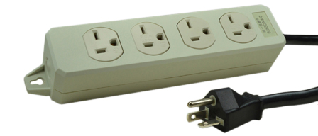 JAPAN 20 AMPERE-250 VOLT 4 OUTLET PDU POWER STRIP, JIS C 8303 TYPE B (JA4-20R) (NEMA 6-20R), 2 POLE-3 WIRE GROUNDING (2P+E), 2.5 METER (8FT-2IN) BLACK CORD. GRAY. PSE, JET APPROVED. 

<br><font color="yellow">Notes: </font> 
<br><font color="yellow">*</font> #56524 outlet accepts only 20A-250V NEMA 6-20P, Japan JA4-20P plugs.
<br><font color="yellow">*</font> For horizontal rack mount applications use #52019, #52019-BLK mounting plates.
<br><font color="yellow">*</font> Japan power cords, plugs, outlets, connectors are listed below in related products. Scroll down to view.

