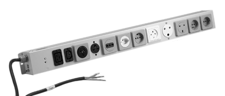 UNIVERSAL 250 VOLT INTERNATIONAL, EUROPEAN 12 OUTLET MULTI CONFIGURATION PDU POWER STRIP, METAL ENCLOSURE, SURFACE/ VERTICAL RACK MOUNT, 2U HIGH, 3.66 METER (12 FEET) LONG POWER CORD, STRIPPED ENDS, GRAY.

<br><font color="yellow">Notes: </font> 
<br><font color="yellow">*</font> Sockets & plug types = European Schuko German CEE 7/7, CEE 7/3, CEE 7/16, Type E, F, C, UK - British BS 1363 Type G, France - Belgium CEE 7/5 Type E, Australia - China 10A Type I, Italy 10/15A Type L, S. Africa - India 16A Type M, Denmark Type D, Israel Type H, Swiss 10A Type J, NEMA 6-15R (15A), IEC 60320 C-13, C-19 outlets.
<br><font color="yellow">*</font> Operating Temp. = 0C to +60C.
<br><font color="yellow">*</font> Storage Temp. = -10C to +70C.
<br><font color="yellow">*</font> Complete range of Universal Multi Configuration Power Strips. <a href="https://www.internationalconfig.com/multi-configuration-universal-power-strips-multiple-outlet-pdu-power-distribution-units.asp" style="text-decoration: none">Universal Power Strips Link</a>
<br><font color="yellow">*</font> Rack and surface mount outlet strips for specific countries are also listed below. Scroll down to view.


 