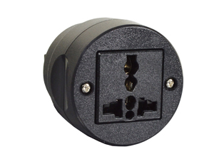 UNIVERSAL MULTI-CONFIGURATION 20 AMPERE-250 VOLT <font color="yellow">STRAIGHT IN-LINE CONNECTOR </font>, SHUTTERED CONTACTS, 2 POLE-3 WIRE GROUNDING (2P+E). BLACK.

<br><font color="yellow">Notes: </font> 

<br><font color="yellow">*</font> Connector accepts European <font color="yellow">**</font> , British (BS 1363), Australia, American (NEMA), Denmark, Swiss, China, Japan, Israel, Brazil, Argentina, South America, Asia, Thailand Plugs &  South Africa / India (Type D) Plugs. <font color="yellow">View dimensional data for details.
 </font> 

<BR><font color="yellow">*</font> Accepts American 125V & 250V (NEMA) Plugs 5-15P, 5-20P, 6-15P, 6-20P and Plug Types A, B, C, D, G, H, I, J, K, L, N, O .


<br><font color="yellow">*</font> Adapter # 30140-BLK provides "Earth" connection (2P+E) for European <font color="yellow">**</font> "SCHUKO" CEE 7/7, 7/4 Type E, F plugs. 

<BR><font color="yellow">*</font> Max. Cord Grip Range : 11mm (0.433).


<BR><font color="yellow">*</font> Terminals accept: 1.5mm (16AWG), 2.5mm (14AWG), 4.0mm (12AWG) conductors.

<BR><font color="yellow">*</font> Screw Torque: Terminals, 0.05Nm, Assembly Screws 0.6Nm, Cord Grip 1.0Nm. <font color="yellow">*</font> Material: PC, Storage Temp = -20�C to +80�C.