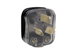CHINA 16 AMPERE-250 VOLT (CH2-16P) ANGLE PLUG, TYPE I, 2 POLE-3 WIRE GROUNDING (2P+E). BLACK. 

<br><font color="yellow">Notes: </font> 
<br><font color="yellow">*</font> Plug connects with China CH2-16R (16A-250V) outlets only.
 