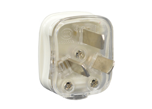 CHINA 16 AMPERE-250 VOLT (CH2-16P) ANGLE PLUG, TYPE I, 2 POLE-3 WIRE GROUNDING (2P+E). WHITE. 

<br><font color="yellow">Notes: </font> 
<br><font color="yellow">*</font> Plug connects with China CH2-16R (16A-250V) outlets only.