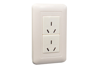 CHINA 10 AMPERE 250 VOLT DUPLEX OUTLET, GB 2099-1, GB 1002 TYPE I (CH1-10R), 2 POLE-3 WIRE GROUNDING (2P+E). IVORY. APPROVALS = CHINA CCC
<BR> 

<br><font color="yellow">Notes: </font> 
<br><font color="yellow">*</font> Outlet accepts 10A-250V China (CH1-10P), Australia (AU1-10P), *Argentina (AR1-10P) plugs.
<br><font color="yellow">*</font> *Argentina (AR1-10P) plugs have reverse "L/N" wiring sequence.
<br><font color="yellow">*</font> <font color="yellow"> Mounts on American 2x4 wall boxes or panel mount. Surface mounts on wall boxes #74225, #84225-AR. </font>.
<br><font color="yellow">*</font> Mounts in "12", "3", "6", "9" clock hour positions on wall plates / mounting frames.
<br><font color="yellow">*</font> Weatherproof cover #74900-MCS available.
<br><font color="yellow">*</font> Combination duplex outlets, quad outlets, single outlets available with universal sockets, USB, UK, Schuko, C13, C14 sockets, switch, circuit breaker. Scroll down to view components in related products. Contact sales office for assistance.


