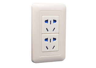 CHINA MULTI-CONFIGURATION 10 AMPERE-250 VOLT DUPLEX OUTLET, GB 2099-1, GB 1002 TYPE I (CH1-10R), SHUTTERED CONTACTS. IVORY. APPROVALS = CHINA CCC

<br><font color="yellow">Notes: </font> 
<br><font color="yellow">*</font> Outlet accepts 10A-250V China (CH1-10P), Australia (AU1-10P), *Argentina (AR1-10P) plugs (2P+E) and non-grounding (2P) China, American, European, Australia, Argentina plugs.
<br><font color="yellow">*</font> *Argentina (AR1-10P) plugs have reverse "L/N" wiring sequence.
<br><font color="yellow">*</font> Mounts on American 2x4 wall boxes or panel mount. Surface mounts on wall boxes #74225, #84225-AR.
<br><font color="yellow">*</font> Mounts in "12", "3", "6", "9" clock hour positions on wall plates / mounting frames.
<br><font color="yellow">*</font> Weatherproof cover #74900-MCS available.
<br><font color="yellow">*</font> Combination duplex outlets, quad outlets, single outlets available with China, USB, UK, Schuko, universal sockets, IEC C13, C14 sockets, switches, circuit breakers. Scroll down to view components in related products. Contact sales office for assistance.
