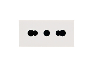 ITALY, CHILE, S. AMERICA 16/10 AMPERE-250 VOLT CEI 23-16/VII (IT1-10R/IT2-16R MODULAR OUTLET, 22.5mmx45mm SIZE, SHUTTERED CONTACTS, 2 POLE-3 WIRE GROUNDING. WHITE. 

<br><font color="yellow">Notes: </font>  
<br><font color="yellow">*</font> Outlet accepts 16 ampere & 10 Ampere Italian plugs.
<br><font color="yellow">*</font> Mounts on American 2X4 wall boxes, requires frame # 79170X45-N & # 79140X45-N wall plate (White, SS). 
<br> <font color="yellow">*</font> Mounts on American 4X4 wall boxes, requires frame # 79210X45-N & # 79215X45-N wall plate (White) & blank 79590X45.
<br><font color="yellow">*</font> Mounts on European wall boxes (60mm on center), requires frame # 79250X45-N & wall plate # 79266X45-N.
<br><font color="yellow">*</font> Surface mount insulated wall boxes # 680601X45 series. Surface mount Metal wall boxes # 79240X45 series.
<br><font color="yellow">*</font> Surface mount weatherproof, IP66 rated. Requires frame # 730091X45 & # 74790X45 wall box.
<br><font color="yellow">*</font> Panel mount frames # 79110X45, # 79110X45-ALU. <a href="https://www.internationalconfig.com/catalog_pages/pg94.pdf" style="text-decoration: none" target="_blank"> Panel Mount Instruction Guide</a>
<br><font color="yellow">*</font> Complete range of modular devices and mounting component options. <a href="https://www.internationalconfig.com/modular_electrical_devices.asp" style="text-decoration: none">Modular Devices Link</a>
 <br><font color="yellow">*</font> Wall plates, boxes, outlets, switches, modular GFCI/RCD and circuit breakers are listed below. Scroll down to view.