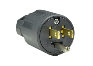 JAPAN 15 AMPERE-125 VOLT PLUG, JIS C 8303 (JA1-15P), TYPE B, IMPACT RESISTANT NYLON BODY, 2 POLE-3 WIRE GROUNDING (2P+E), ACCEPTS 14AWG, 16AWG, 18AWG CONDUCTORS, MAX. CORD O.D. = 0.465" DIA. BLACK. <BR> PSE APPROVED. 

<br><font color="yellow">Notes: </font> 
<br><font color="yellow">*</font> Japan power cords, power strips, plugs, outlets, connectors listed below in related products. Scroll down to view.



 