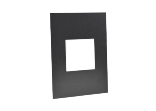 WALL PLATE, BLACK (MAGNESIUM COLOR). ONE GANG SIZE. ACCEPTS ONE 45mmX45mm OR TWO 22.5mmX45mm SIZE MODULAR DEVICES.

<br><font color="yellow">Notes: </font> 
<br><font color="yellow">*</font> Requires #79120X45-N mounting frame. Frame mounts on American 2x4 wall boxes.
<br><font color="yellow">*</font> Material = Thermoplastic.
