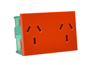 ARGENTINA 10A-250V MODULAR DUPLEX OUTLET, TYPE I (AR1-10R), 75mmX50mm SIZE, WALL BOX MOUNT, SCREWLESS TERMINALS, 2 POLE-3 WIRE GROUNDING (2P+E). RED. 

<br><font color="yellow">Notes: </font> 

<br><font color="yellow">*</font> Mounts on American 2x4 wall boxes. Requires frame # 84202-F & wall plate # 84202-D (White).  Options: Dark Gray, Chrome.  

<br><font color="yellow">*</font> Mounts on American 4x4 wall boxes. Requires frame # 84203-F & wall plate # 84705 (White).  Options: Dark Gray, Chrome. 
 
<br><font color="yellow">*</font> Surface mount wall boxes, View # 84444 series, # 84425-AR.

<br><font color="yellow">*</font> Duplex outlet WP cover # 84202-WP. 
 
<br><font color="yellow">*</font> Duplex 10A-250V outlet, surface mount # 84201-DSM. 


 <br><font color="yellow">*</font> Scroll down in related products to view South America, Argentina, Brazil, Chile, Peru plugs, outlets, GFCI/RCD sockets, power cords, power strips, plug adapters for all South America countries.

 
 