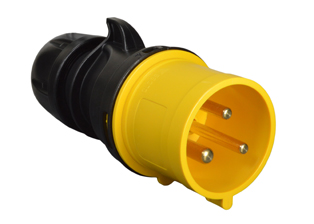 IEC 60309 (4h) PIN & SLEEVE PLUG, 30 AMPERE-120 VOLT, SPLASHPROOF (IP44), 2 POLE-3 WIRE GROUNDING (2P+E), CEE 17, IEC 309, COMPRESSION STRAIN RELIEF, NYLON (POLYAMIDE BODY), OPERATING TEMP. = -25°C TO +80°C. YELLOW.

<br><font color="yellow">Notes: </font> 
<br><font color="yellow">*</font> 888-21012-NS has internal wiring polarity orientation designed for use in North America and therefore is C(UL)US approved. If point of use for this product is outside North America use our 999 series pin and sleeve devices which meet approvals and polarity requirements for European countries. <a href="https://internationalconfig.com/icc6.asp?item=999-21012-NS" style="text-decoration: none">999 Series Link</a>
<br><font color="yellow">*</font> Scroll down to view additional yellow IEC 60309 (4h) devices listed below in the related products or download the IEC 60309 Pin & Sleeve Brochure to view the entire range of pin and sleeve devices.
