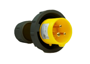 IEC 60309 (4h) PIN & SLEEVE PLUG, 30 AMPERE-120 VOLT, WATERTIGHT (IP67), 2 POLE-3 WIRE GROUNDING (2P+E), CEE 17, IEC 309, COMPRESSION STRAIN RELIEF, NYLON (POLYAMIDE BODY), OPERATING TEMP. = -25C TO +80C. YELLOW.

<br><font color="yellow">Notes: </font> 
<br><font color="yellow">*</font> 888-2168-NS has internal wiring polarity orientation designed for use in North America and therefore is C(UL)US approved. If point of use for this product is outside North America use our 999 series pin and sleeve devices which meet approvals and polarity requirements for European countries. <a href="https://internationalconfig.com/icc6.asp?item=999-2168-NS" style="text-decoration: none">999 Series Link</a>
<br><font color="yellow">*</font> Scroll down to view additional yellow IEC 60309 (4h) devices listed below in the related products or download the IEC 60309 Pin & Sleeve Brochure to view pin and sleeve devices.
