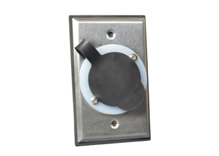 WEATHERPROOF FLANGED OUTLET STAINLESS STEEL WALL PLATE WITH FLIP LID COVER. WALL PLATE MOUNTS ON AMERICAN 2x4 FLUSH WALL BOXES, SURFACE BOXES OR PANEL MOUNT. WALL PLATE IS SUPPLIED WITH GASKET AND #5200-WSC FLIP LID RECEPTACLE CLOSURE COVER.

<br><font color="yellow">Notes: </font> 
<br><font color="yellow">*</font> Requires one flanged outlet #5279-SS, 5279-SS-BLK, 5379-SS, 5679-SS, 5479-SS, 4715-SS, L615-FO purchased separately.
<br><font color="yellow">*</font> Optional item: #5200-WTC flanged outlet back terminal protective cover.
<br><font color="yellow">*</font> Scroll down to view mating inlets, outlets.

 
