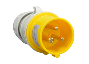 IEC 60309 (4h) SPLASHPROOF (IP44) PLUG, 16 AMPERE 110-130 VOLT, 50/60 HZ, 2 POLE-3 WIRE GROUNDING, COMPRESSION STRAIN RELIEF, OPERATING TEMP. = -25°C TO +80°C, YELLOW. APPROVALS: OVE, CCC. CERTIFICATIONS: CE.

<br><font color="yellow">Notes: </font> 
<br><font color="yellow">*</font> 999-21000-NS has internal wiring polarity orientation designed for use in countries outside of North America and therefore is only European and China approved. If point of use for this product is within North America use our 888 series pin and sleeve devices which meet approvals and polarity requirements for North America. <a href="http://internationalconfig.com/icc6.asp?item=888-21000-NS" style="text-decoration: none">888 Series Link</a>
<br><font color="yellow">*</font> Scroll down to view additional yellow IEC 60309 (4h) devices listed below in the related products or <BR>download the IEC 60309 Pin & Sleeve Brochure to view the entire range of pin and sleeve devices.