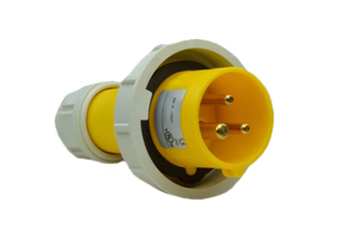 IEC 60309 (4h) PIN & SLEEVE PLUG, 16 AMPERE 110-130 VOLT, 50/60 HZ, WATERTIGHT (IP67), 2 POLE-3 WIRE GROUNDING (2P+E), CEE 17, IEC 309, COMPRESSION STRAIN RELIEF, NYLON (POLYAMIDE BODY), OPERATING TEMP. = -25�C TO +80�C. YELLOW. 

<br><font color="yellow">Notes: </font> 
<br><font color="yellow">*</font> 999-2156-NS has internal wiring polarity orientation designed for use in countries outside of North America and therefore is only European approved. If point of use for this product is within North America use our 888 series pin and sleeve devices which meet approvals and polarity requirements for North America. <a href="https://internationalconfig.com/icc6.asp?item=888-2156-NS" style="text-decoration: none">888 Series Link</a>
<br><font color="yellow">*</font> Scroll down to view additional yellow IEC 60309 (4h) devices listed below in the related products or <BR>download the IEC 60309 Pin & Sleeve Brochure to view the entire range of pin and sleeve devices.