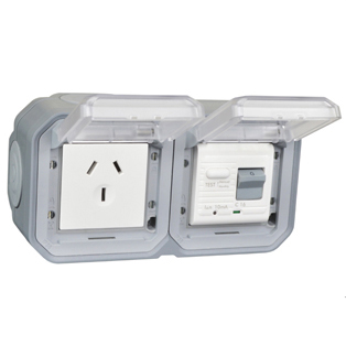 74725-GRY China 10A GFCI 10Ma Trip Surface Mount IP55