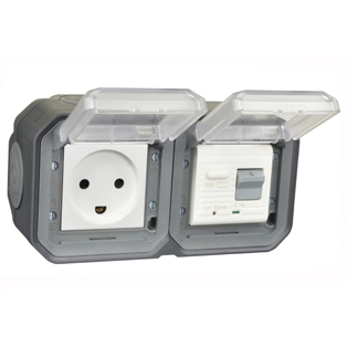 78225-30-BLK Denmark GFCI 30Ma Trip Surface Mount IP55