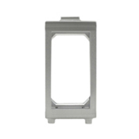 79110X45-ALU Snap-In Panel Mount Frame Aluminum Accepts 22.5x45mm Devices