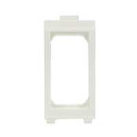 79110X45 Snap-In Panel Mount Frame White Accepts 22.5x45mm Devices