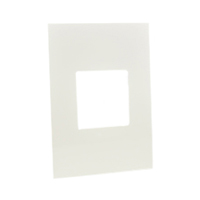 79130X45-N Finish Plate. White. Fits 79120X45-N Mounting Frame. Opening Size 45x45mm.