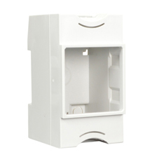 79597X45 Din Rail Mount Bracket. White. Accepts 22.5x45mm & 45x45mm Devices.