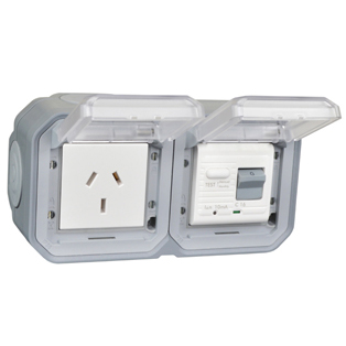 84225-10HG-GRY Argentina 10A GFCI 10Ma Trip Flush Mount