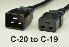 C-20 to C-19 AC Power Cords and AC Cables