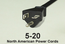 NEMA 5-20 Power Supply AC Power Cords and AC Cables