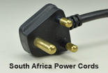 South Africa & India AC Power Cords and AC Power Cables