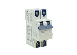 EUROPEAN / INTERNATIONAL CIRCUIT BREAKER, DOUBLE POLE, 16 AMPERE-415 VOLT VDE, 480Y/277 VOLT AC UL-CSA C CURVE DIN RAIL MOUNT. APPROVALS = UL, CSA, VDE, RoHS, CE MARK.