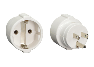 NEMA 5-15P / EUROPEAN CEE 7/3 SCHUKO (EU1-16R) PLUG ADAPTER, 2 POLE-3 WIRE GROUNDING (2P+E). WHITE. 

<br><font color="yellow">Notes: </font> 
<br><font color="yellow">*</font> Connects European CEE 7/7 type F plugs, CEE 7/4 type E plugs, CEE 7/16 type C (Europlug) with <font color="yellow"> NEMA 5-15R (15A-125V) & NEMA 5-20R (20A-125V)</font> outlets.
<br><font color="yellow">*</font><font color="yellow">*</font> Scroll down to view related product groups including similar adapters or select from Adapter Links and Transformer Links.
<br><font color="yellow">*</font> Adapter Links:  
<font color="yellow">-</font> <a href="https://www.internationalconfig.com/plug_adapt.asp" style="text-decoration: none">Country Specific Adapters</a> <font color="yellow">-</font> <a href="https://www.internationalconfig.com/universal_plug_adapters_multi_configuration_electrical_adapters.asp" style="text-decoration: none">Universal Adapters</a> <font color="yellow">-</font> <a href="https://www.internationalconfig.com/icc5.asp?productgroup=%27Plug%20Adapters%2C%20International%27" style="text-decoration: none">Entire List of Adapters</a> <font color="yellow">-</font> <a href="https://www.internationalconfig.com/Electrical_Adapters_C13_C14_C19_C20_C15_C7_C5_C21_60309_and_Electrical_Adapter_Power_Cords.asp" style="text-decoration: none">IEC 60320 Adapters</a> <font color="yellow">-</font><BR> <a href="https://www.internationalconfig.com/icc6.asp?item=IEC60320-Power-Cord-Splitters" style="text-decoration: none">IEC 60320 Splitter Adapters </a> <font color="yellow">-</font> <a href="https://www.internationalconfig.com/icc6.asp?item=IEC60320-Power-Cord-Splitters" style="text-decoration: none">NEMA Splitter Adapters </a> <font color="yellow">-</font> <a href="https://www.internationalconfig.com/icc6.asp?item=888-2126-ADPU" style="text-decoration: none">IEC 60309 Adapters</a> <font color="yellow">-</font> <a href="https://www.internationalconfig.com/cordhelp.asp" style="text-decoration: none">Worldwide and IEC Power Cord Selector</a>.
<br><font color="yellow">*</font> Transformer Links: <font color="yellow">-</font> <a href="https://www.internationalconfig.com/icc6.asp?item=Transformers" style="text-decoration: none">Step-Up, Step-Down Transformers & Voltage Converters </a>.


