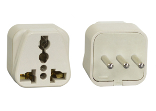 UNIVERSAL ITALY, ITALIAN, CHILE 10 AMPERE-250 VOLT TYPE L PLUG ADAPTER. CONNECTS EUROPEAN, BRITISH, UK, AUSTRALIA, NEMA, WORLDWIDE / INTERNATIONAL PLUGS WITH ITALIAN CEI 23-16/VII (IT1-10R) 10A-250V & (IT2-16R) 16A-250V OUTLETS, 2 POLE-3 WIRE GROUNDING (2P+E). IVORY. 

<br><font color="yellow">Notes: </font>
<br><font color="yellow">*</font> Adapter #30280-A - Maximum in use electrical rating 10 Ampere 250 Volt. 
<br><font color="yellow">*</font> Add-on adapter #74900-SGA required for "Grounding / Earth" connection when #30280 is used with European, German, French Schuko CEE 7/7 & CEE 7/4 plugs.
<br><font color="yellow">*</font> Optional plug adapters with integral "Grounding / Earth" connection are #30150 and #30160 listed below in related products.
<br><font color="yellow">*</font> View related products below for country specific universal and international worldwide plug adapters for all countries. Scroll down to view.
<br><font color="yellow">*</font><font color="yellow">*</font> Scroll down to view related product groups including similar adapters or select from Adapter Links and Transformer Links.
<br><font color="yellow">*</font> Adapter Links:  
<font color="yellow">-</font> <a href="https://www.internationalconfig.com/plug_adapt.asp" style="text-decoration: none">Country Specific Adapters</a> <font color="yellow">-</font> <a href="https://www.internationalconfig.com/universal_plug_adapters_multi_configuration_electrical_adapters.asp" style="text-decoration: none">Universal Adapters</a> <font color="yellow">-</font> <a href="https://www.internationalconfig.com/icc5.asp?productgroup=%27Plug%20Adapters%2C%20International%27" style="text-decoration: none">Entire List of Adapters</a> <font color="yellow">-</font> <a href="https://www.internationalconfig.com/Electrical_Adapters_C13_C14_C19_C20_C15_C7_C5_C21_60309_and_Electrical_Adapter_Power_Cords.asp" style="text-decoration: none">IEC 60320 Adapters</a> <font color="yellow">-</font><BR> <a href="https://www.internationalconfig.com/icc6.asp?item=IEC60320-Power-Cord-Splitters" style="text-decoration: none">IEC 60320 Splitter Adapters </a> <font color="yellow">-</font> <a href="https://www.internationalconfig.com/icc6.asp?item=IEC60320-Power-Cord-Splitters" style="text-decoration: none">NEMA Splitter Adapters </a> <font color="yellow">-</font> <a href="https://www.internationalconfig.com/icc6.asp?item=888-2126-ADPU" style="text-decoration: none">IEC 60309 Adapters</a> <font color="yellow">-</font> <a href="https://www.internationalconfig.com/cordhelp.asp" style="text-decoration: none">Worldwide and IEC Power Cord Selector</a>.
<br><font color="yellow">*</font> Transformer Links: <font color="yellow">-</font> <a href="https://www.internationalconfig.com/icc6.asp?item=Transformers" style="text-decoration: none">Step-Up, Step-Down Transformers & Voltage Converters </a>.