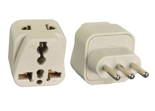 UNIVERSAL <font color="yellow">(MULTI-OUTLET)</font> ITALY, CHILE 10 AMPERE-250 VOLT <font color="yellow"> TYPE L </font> PLUG ADAPTER. CONNECTS EUROPEAN, BRITISH, UK, AUSTRALIA, NEMA, WORLDWIDE / INTERNATIONAL PLUGS WITH ITALIAN CEI 23-16/VII (IT1-10R) 10A-250V & (IT2-16R) 16A-250V OUTLETS, 2 POLE-3 WIRE GROUNDING (2P+E). IVORY. 

<br><font color="yellow">Notes: </font>
<br><font color="yellow">*</font> Adapter #30280-NS - Maximum in use electrical rating 10 Ampere 250 Volt. 
<br><font color="yellow">*</font> Add-on adapter #74900-SGA required for "Grounding / Earth" connection when #30280 is used with European, German, French Schuko CEE 7/7 & CEE 7/4 plugs.
<br><font color="yellow">*</font> Optional plug adapters with integral "Grounding / Earth" connection are #30150 and #30160 listed below in related products.
<br><font color="yellow">*</font> View related products below for country specific universal and international worldwide plug adapters for all countries. Scroll down to view.
<br><font color="yellow">*</font><font color="yellow">*</font> Scroll down to view related product groups including similar adapters or select from Adapter Links and Transformer Links.
<br><font color="yellow">*</font> Adapter Links:  
<font color="yellow">-</font> <a href="https://www.internationalconfig.com/plug_adapt.asp" style="text-decoration: none">Country Specific Adapters</a> <font color="yellow">-</font> <a href="https://www.internationalconfig.com/universal_plug_adapters_multi_configuration_electrical_adapters.asp" style="text-decoration: none">Universal Adapters</a> <font color="yellow">-</font> <a href="https://www.internationalconfig.com/icc5.asp?productgroup=%27Plug%20Adapters%2C%20International%27" style="text-decoration: none">Entire List of Adapters</a> <font color="yellow">-</font> <a href="https://www.internationalconfig.com/Electrical_Adapters_C13_C14_C19_C20_C15_C7_C5_C21_60309_and_Electrical_Adapter_Power_Cords.asp" style="text-decoration: none">IEC 60320 Adapters</a> <font color="yellow">-</font><BR> <a href="https://www.internationalconfig.com/icc6.asp?item=IEC60320-Power-Cord-Splitters" style="text-decoration: none">IEC 60320 Splitter Adapters </a> <font color="yellow">-</font> <a href="https://www.internationalconfig.com/icc6.asp?item=IEC60320-Power-Cord-Splitters" style="text-decoration: none">NEMA Splitter Adapters </a> <font color="yellow">-</font> <a href="https://www.internationalconfig.com/icc6.asp?item=888-2126-ADPU" style="text-decoration: none">IEC 60309 Adapters</a> <font color="yellow">-</font> <a href="https://www.internationalconfig.com/cordhelp.asp" style="text-decoration: none">Worldwide and IEC Power Cord Selector</a>.
<br><font color="yellow">*</font> Transformer Links: <font color="yellow">-</font> <a href="https://www.internationalconfig.com/icc6.asp?item=Transformers" style="text-decoration: none">Step-Up, Step-Down Transformers & Voltage Converters </a>.