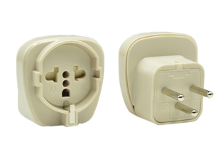 ISRAEL 10 AMPERE-250 VOLT PLUG ADAPTER (IS1-10P), SHUTTERED CONTACTS, 2 POLE-3 WIRE GROUNDING (2P+E), IVORY. 

<br><font color="yellow">Notes: </font>
<br><font color="yellow">*</font> Adapter #30295 - Maximum in use electrical rating 10 Ampere 250 Volt. 
<br><font color="yellow">*</font> Connects American NEMA 1-15P, NEMA 5-15P (molded on plugs), EU1-16P "Schuko", SW1-10P, IT1-10P plugs and "Europlug" )non-grounding) plugs to Israel (IS1-16R) power outlets.
<br><font color="yellow">*</font> Scroll down to view additional related products.
