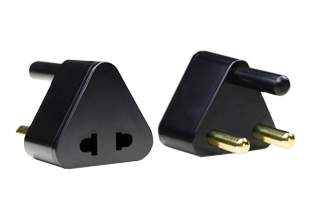 SOUTH AFRICA, INDIA 16 AMPERE-250 VOLT <font color="yellow"> TYPE M </font>  PLUG ADAPTER (UK2-15P), 2 POLE-2 WIRE (2P*). BLACK.

<br><font color="yellow">Notes: </font> 
<br><font color="yellow">*</font> Connects European (2 pole-2 wire*) plugs, American 125 volt (2 pole-2 wire plugs*) with South Africa, India BS 546, IS 1293 power outlets. 
<br><font color="yellow">*</font> *2 pole-2 wire non-grounding.
<br><font color="yellow">*</font> Adapter connects with South Africa, India, BS 546, IS 1293 (16A-250V) type M outlets only.
<br><font color="yellow">*</font><font color="yellow">*</font> Scroll down to view related product groups including similar adapters or select from Adapter Links and Transformer Links.
<br><font color="yellow">*</font> Adapter Links:  
<font color="yellow">-</font> <a href="https://www.internationalconfig.com/plug_adapt.asp" style="text-decoration: none">Country Specific Adapters</a> <font color="yellow">-</font> <a href="https://www.internationalconfig.com/universal_plug_adapters_multi_configuration_electrical_adapters.asp" style="text-decoration: none">Universal Adapters</a> <font color="yellow">-</font> <a href="https://www.internationalconfig.com/icc5.asp?productgroup=%27Plug%20Adapters%2C%20International%27" style="text-decoration: none">Entire List of Adapters</a> <font color="yellow">-</font> <a href="https://www.internationalconfig.com/Electrical_Adapters_C13_C14_C19_C20_C15_C7_C5_C21_60309_and_Electrical_Adapter_Power_Cords.asp" style="text-decoration: none">IEC 60320 Adapters</a> <font color="yellow">-</font><BR> <a href="https://www.internationalconfig.com/icc6.asp?item=IEC60320-Power-Cord-Splitters" style="text-decoration: none">IEC 60320 Splitter Adapters </a> <font color="yellow">-</font> <a href="https://www.internationalconfig.com/icc6.asp?item=IEC60320-Power-Cord-Splitters" style="text-decoration: none">NEMA Splitter Adapters </a> <font color="yellow">-</font> <a href="https://www.internationalconfig.com/icc6.asp?item=888-2126-ADPU" style="text-decoration: none">IEC 60309 Adapters</a> <font color="yellow">-</font> <a href="https://www.internationalconfig.com/cordhelp.asp" style="text-decoration: none">Worldwide and IEC Power Cord Selector</a>.
<br><font color="yellow">*</font> Transformer Links: <font color="yellow">-</font> <a href="https://www.internationalconfig.com/icc6.asp?item=Transformers" style="text-decoration: none">Step-Up, Step-Down Transformers & Voltage Converters </a>.