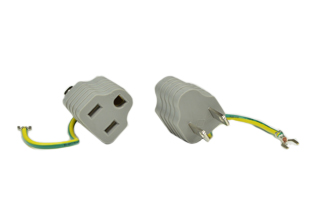 JAPAN 15 AMPERE-125 VOLT TYPE B, TYPE A PLUG ADAPTER,4 INCH GROUND LEAD, SPADE TERMINAL. GRAY.

<br><font color="yellow">Notes: </font> 
<br><font color="yellow">*</font> Approvals, Certifications: PSE, JET, RoHS3.
<br><font color="yellow">*</font> Connects Japan JA1-15P (2P+E), NEMA 5-15P (2P+E), NEMA 1-15P (2P) plugs with Japan 2 wire outlets. 
<br><font color="yellow">*</font> Mates with <font color="yellow"> NEMA 5-15R (15A-125V) & NEMA 5-20R (20A-125V)</font> outlets. Gray.
<br><font color="yellow">*</font> Japan power cords, plugs, outlets, outlets strips are listed below. Scroll down to view.
<br><font color="yellow">*</font><font color="yellow">*</font> Scroll down to view related product groups including similar adapters or select from Adapter Links and Transformer Links.
<br><font color="yellow">*</font> Adapter Links:  
<font color="yellow">-</font> <a href="https://www.internationalconfig.com/plug_adapt.asp" style="text-decoration: none">Country Specific Adapters</a> <font color="yellow">-</font> <a href="https://www.internationalconfig.com/universal_plug_adapters_multi_configuration_electrical_adapters.asp" style="text-decoration: none">Universal Adapters</a> <font color="yellow">-</font> <a href="https://www.internationalconfig.com/icc5.asp?productgroup=%27Plug%20Adapters%2C%20International%27" style="text-decoration: none">Entire List of Adapters</a> <font color="yellow">-</font> <a href="https://www.internationalconfig.com/Electrical_Adapters_C13_C14_C19_C20_C15_C7_C5_C21_60309_and_Electrical_Adapter_Power_Cords.asp" style="text-decoration: none">IEC 60320 Adapters</a> <font color="yellow">-</font><BR> <a href="https://www.internationalconfig.com/icc6.asp?item=IEC60320-Power-Cord-Splitters" style="text-decoration: none">IEC 60320 Splitter Adapters </a> <font color="yellow">-</font> <a href="https://www.internationalconfig.com/icc6.asp?item=IEC60320-Power-Cord-Splitters" style="text-decoration: none">NEMA Splitter Adapters </a> <font color="yellow">-</font> <a href="https://www.internationalconfig.com/icc6.asp?item=888-2126-ADPU" style="text-decoration: none">IEC 60309 Adapters</a> <font color="yellow">-</font> <a href="https://www.internationalconfig.com/cordhelp.asp" style="text-decoration: none">Worldwide and IEC Power Cord Selector</a>.
<br><font color="yellow">*</font> Transformer Links: <font color="yellow">-</font> <a href="https://www.internationalconfig.com/icc6.asp?item=Transformers" style="text-decoration: none">Step-Up, Step-Down Transformers & Voltage Converters </a>.