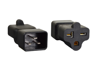 ADAPTER, IEC 60320 C-20 PLUG, NEMA 6-20R CONNECTOR, 20 AMPERE 250 VOLT, 2 POLE-3 WIRE GROUNDING (2P+E), BLACK.

<br><font color="yellow">Notes: </font> 
<br><font color="yellow">*</font> Mates with IEC 60320 C-19 receptacles and power cords.
<br><font color="yellow">*</font> Connector accepts NEMA 6-15P and NEMA 6-20P plugs.
<br><font color="yellow">*</font><font color="yellow">*</font> Scroll down to view related product groups including similar adapters or select from Adapter Links and Transformer Links.
<br><font color="yellow">*</font> Adapter Links:  
<font color="yellow">-</font> <a href="https://www.internationalconfig.com/plug_adapt.asp" style="text-decoration: none">Country Specific Adapters</a> <font color="yellow">-</font> <a href="https://www.internationalconfig.com/universal_plug_adapters_multi_configuration_electrical_adapters.asp" style="text-decoration: none">Universal Adapters</a> <font color="yellow">-</font> <a href="https://www.internationalconfig.com/icc5.asp?productgroup=%27Plug%20Adapters%2C%20International%27" style="text-decoration: none">Entire List of Adapters</a> <font color="yellow">-</font> <a href="https://www.internationalconfig.com/Electrical_Adapters_C13_C14_C19_C20_C15_C7_C5_C21_60309_and_Electrical_Adapter_Power_Cords.asp" style="text-decoration: none">IEC 60320 Adapters</a> <font color="yellow">-</font><BR> <a href="https://www.internationalconfig.com/icc6.asp?item=IEC60320-Power-Cord-Splitters" style="text-decoration: none">IEC 60320 Splitter Adapters </a> <font color="yellow">-</font> <a href="https://www.internationalconfig.com/icc6.asp?item=IEC60320-Power-Cord-Splitters" style="text-decoration: none">NEMA Splitter Adapters </a> <font color="yellow">-</font> <a href="https://www.internationalconfig.com/icc6.asp?item=888-2126-ADPU" style="text-decoration: none">IEC 60309 Adapters</a> <font color="yellow">-</font> <a href="https://www.internationalconfig.com/cordhelp.asp" style="text-decoration: none">Worldwide and IEC Power Cord Selector</a>.
<br><font color="yellow">*</font> Transformer Links: <font color="yellow">-</font> <a href="https://www.internationalconfig.com/icc6.asp?item=Transformers" style="text-decoration: none">Step-Up, Step-Down Transformers & Voltage Converters </a>.