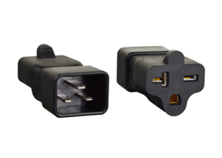 ADAPTER, IEC 60320 C-20 PLUG, NEMA 6-20R CONNECTOR, 20 AMPERE 250 VOLT, 2 POLE-3 WIRE GROUNDING (2P+E), BLACK.

<br><font color="yellow">Notes: </font> 
<br><font color="yellow">*</font> Mates with IEC 60320 C-19 receptacles and power cords.
<br><font color="yellow">*</font> Connector accepts NEMA 6-15P and NEMA 6-20P plugs.
<br><font color="yellow">*</font><font color="yellow">*</font> Scroll down to view related product groups including similar adapters or select from Adapter Links and Transformer Links.
<br><font color="yellow">*</font> Adapter Links:  
<font color="yellow">-</font> <a href="https://www.internationalconfig.com/plug_adapt.asp" style="text-decoration: none">Country Specific Adapters</a> <font color="yellow">-</font> <a href="https://www.internationalconfig.com/universal_plug_adapters_multi_configuration_electrical_adapters.asp" style="text-decoration: none">Universal Adapters</a> <font color="yellow">-</font> <a href="https://www.internationalconfig.com/icc5.asp?productgroup=%27Plug%20Adapters%2C%20International%27" style="text-decoration: none">Entire List of Adapters</a> <font color="yellow">-</font> <a href="https://www.internationalconfig.com/Electrical_Adapters_C13_C14_C19_C20_C15_C7_C5_C21_60309_and_Electrical_Adapter_Power_Cords.asp" style="text-decoration: none">IEC 60320 Adapters</a> <font color="yellow">-</font><BR> <a href="https://www.internationalconfig.com/icc6.asp?item=IEC60320-Power-Cord-Splitters" style="text-decoration: none">IEC 60320 Splitter Adapters </a> <font color="yellow">-</font> <a href="https://www.internationalconfig.com/icc6.asp?item=IEC60320-Power-Cord-Splitters" style="text-decoration: none">NEMA Splitter Adapters </a> <font color="yellow">-</font> <a href="https://www.internationalconfig.com/icc6.asp?item=888-2126-ADPU" style="text-decoration: none">IEC 60309 Adapters</a> <font color="yellow">-</font> <a href="https://www.internationalconfig.com/cordhelp.asp" style="text-decoration: none">Worldwide and IEC Power Cord Selector</a>.
<br><font color="yellow">*</font> Transformer Links: <font color="yellow">-</font> <a href="https://www.internationalconfig.com/icc6.asp?item=Transformers" style="text-decoration: none">Step-Up, Step-Down Transformers & Voltage Converters </a>.