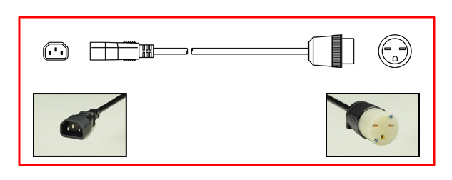 13 AMPERE-250 VOLT PLUG ADAPTER. CONNECTS NEMA 6-15P PLUG TO IEC 60320 C-13 CONNECTOR. IEC 60320 C-14 MALE PLUG END, NEMA 6-15R CONNECTOR END, 14/3 AWG, SJTO CORDAGE, 2 POLE-3 WIRE GROUNDING, 0.3 METERS (1 FOOT) (12") LONG. BLACK.
<br><font color="yellow">Length: 0.3 METERS (1 FOOT)</font> 

<br><font color="yellow">Notes: </font> 
<br><font color="yellow">*</font> Custom lengths available.
<br><font color="yellow">*</font><font color="yellow">*</font> Scroll down to view related product groups including similar adapters or select from Adapter Links and Transformer Links.
<br><font color="yellow">*</font> Adapter Links:  
<font color="yellow">-</font> <a href="https://www.internationalconfig.com/plug_adapt.asp" style="text-decoration: none">Country Specific Adapters</a> <font color="yellow">-</font> <a href="https://www.internationalconfig.com/universal_plug_adapters_multi_configuration_electrical_adapters.asp" style="text-decoration: none">Universal Adapters</a> <font color="yellow">-</font> <a href="https://www.internationalconfig.com/icc5.asp?productgroup=%27Plug%20Adapters%2C%20International%27" style="text-decoration: none">Entire List of Adapters</a> <font color="yellow">-</font> <a href="https://www.internationalconfig.com/Electrical_Adapters_C13_C14_C19_C20_C15_C7_C5_C21_60309_and_Electrical_Adapter_Power_Cords.asp" style="text-decoration: none">IEC 60320 Adapters</a> <font color="yellow">-</font><BR> <a href="https://www.internationalconfig.com/icc6.asp?item=IEC60320-Power-Cord-Splitters" style="text-decoration: none">IEC 60320 Splitter Adapters </a> <font color="yellow">-</font> <a href="https://www.internationalconfig.com/icc6.asp?item=IEC60320-Power-Cord-Splitters" style="text-decoration: none">NEMA Splitter Adapters </a> <font color="yellow">-</font> <a href="https://www.internationalconfig.com/icc6.asp?item=888-2126-ADPU" style="text-decoration: none">IEC 60309 Adapters</a> <font color="yellow">-</font> <a href="https://www.internationalconfig.com/cordhelp.asp" style="text-decoration: none">Worldwide and IEC Power Cord Selector</a>.
<br><font color="yellow">*</font> Transformer Links: <font color="yellow">-</font> <a href="https://www.internationalconfig.com/icc6.asp?item=Transformers" style="text-decoration: none">Step-Up, Step-Down Transformers & Voltage Converters </a>.