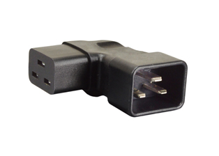 ADAPTER, 16 AMPERE 250 VOLT, IEC 60320 C-20 PLUG, RIGHT / LEFT ANGLE IEC 60320 C-19 CONNECTOR, 2 POLE-3 WIRE GROUNDING (2P+E). BLACK.

<br><font color="yellow">Notes: </font> 
<br><font color="yellow">*</font> Adapters right or left angle orientation is based on users C-19 receptacle orientation.
<br><font color="yellow">*</font> Mates with IEC 60320 C-19 power outlets and cord sets.
<br><font color="yellow">*</font><font color="yellow">*</font> Scroll down to view related product groups including similar adapters or select from Adapter Links and Transformer Links.
<br><font color="yellow">*</font> Adapter Links:  
<font color="yellow">-</font> <a href="https://www.internationalconfig.com/plug_adapt.asp" style="text-decoration: none">Country Specific Adapters</a> <font color="yellow">-</font> <a href="https://www.internationalconfig.com/universal_plug_adapters_multi_configuration_electrical_adapters.asp" style="text-decoration: none">Universal Adapters</a> <font color="yellow">-</font> <a href="https://www.internationalconfig.com/icc5.asp?productgroup=%27Plug%20Adapters%2C%20International%27" style="text-decoration: none">Entire List of Adapters</a> <font color="yellow">-</font> <a href="https://www.internationalconfig.com/Electrical_Adapters_C13_C14_C19_C20_C15_C7_C5_C21_60309_and_Electrical_Adapter_Power_Cords.asp" style="text-decoration: none">IEC 60320 Adapters</a> <font color="yellow">-</font><BR> <a href="https://www.internationalconfig.com/icc6.asp?item=IEC60320-Power-Cord-Splitters" style="text-decoration: none">IEC 60320 Splitter Adapters </a> <font color="yellow">-</font> <a href="https://www.internationalconfig.com/icc6.asp?item=IEC60320-Power-Cord-Splitters" style="text-decoration: none">NEMA Splitter Adapters </a> <font color="yellow">-</font> <a href="https://www.internationalconfig.com/icc6.asp?item=888-2126-ADPU" style="text-decoration: none">IEC 60309 Adapters</a> <font color="yellow">-</font> <a href="https://www.internationalconfig.com/cordhelp.asp" style="text-decoration: none">Worldwide and IEC Power Cord Selector</a>.
<br><font color="yellow">*</font> Transformer Links: <font color="yellow">-</font> <a href="https://www.internationalconfig.com/icc6.asp?item=Transformers" style="text-decoration: none">Step-Up, Step-Down Transformers & Voltage Converters </a>.